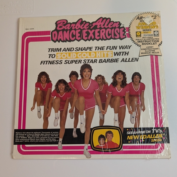 ICONIC Vintage Dance/Fitness Vinyl Records- Jane Fonda (Double LP) Barbie Allen - Picture 6 of 9
